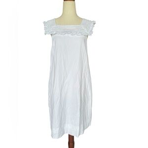 Madewell white cotton dress